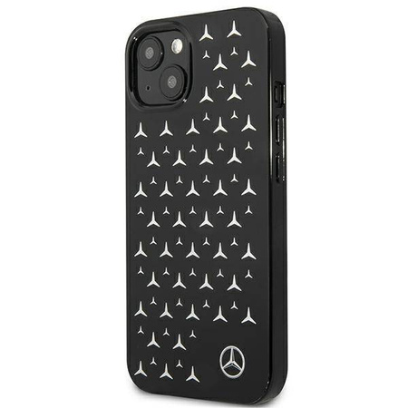 Mercedes MEHCP13SESPBK iPhone 13 mini 5,4" czarny/black hardcase Silver Stars Pattern