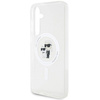 Oryginalne Etui KARL LAGERFELD hardcase IML Karl&Choupette MagSafe KLHMS24SHGKCNOT do Samsung Galaxy S24 przezroczysty