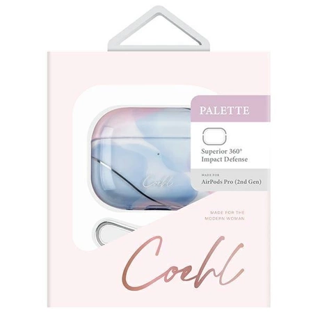 Uniq Hülle Coehl Palette AirPods Pro 2 blau/dunkelblau