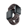 3MK Silicone Watch Strap brązowy/taupe dla Apple Watch 42/44/45/49mm