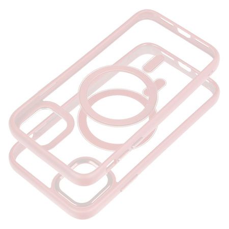 Futerał Color Edge Mag Cover kompatybilny z MagSafe do IPHONE 11 różowy