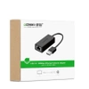 Ugreen external network adapter RJ45 - USB 2.0 100 Mbps Ethernet black (CR110 20254)