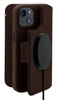 Decoded Detachable Wallet - MagSafe Compatible Leather Protective Case for iPhone 14 Plus (brown)