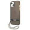 Guess GUHCP13SHTSGSK iPhone 13 mini 5,4 &quot;schwarz / schwarz Hardcase Translucent Stap