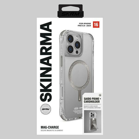 Skinarma etui Saido iPhone 16 Pro Max    6.9" Magnetic Charging titanium