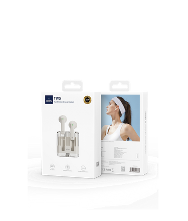 WIWU Słuchawki Bluetooth T21 TWS biały