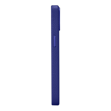 iCarer Litchi Premium Leather Case iPhone 14 Magnetic Leather Case with MagSafe Dark Blue (WMI14220709-DB)