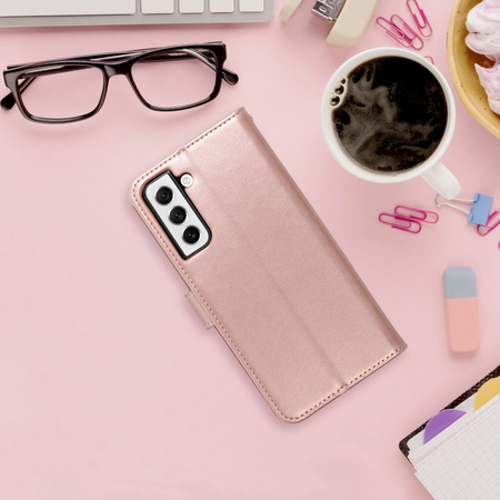 Kabura MEZZO Book do SAMSUNG A35 5G mandala złoty róż