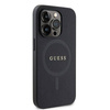 Guess GUHMP15LPSAHMCK iPhone 15 Pro 6,1&quot; schwarz/schwarzes Hardcase Saffiano MagSafe
