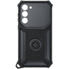 Samsung Rugged Gadget Case für Samsung Galaxy S23+ Rugged Cover Ring Holder Stand Grau (EF-RS916CBEGWW)