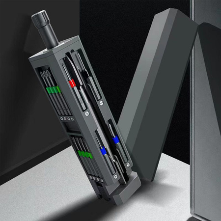 Zestaw śrubokrętów precyzyjnych / wkrętaków serwisowych, bitów 30w1 aluminium