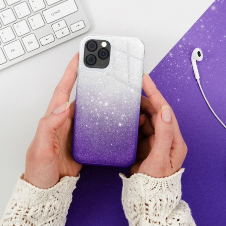 Futerał SHINING do IPHONE 7 Plus / 8 Plus transparent/fiolet
