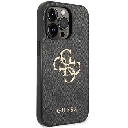 Etui Guess 4G Big Metal Logo na iPhone 15 Pro Max - szare