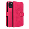 Kabura MEZZO Book do IPHONE 15 łapacz snów magenta