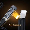 Joyroom kabel Lightning kątowy - USB C do szybkiego ładowania i transferu danych 20W 1,2 m czarny (S-CL020A6)