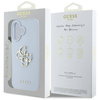 Etui IPHONE 16 Guess Grained Big 4G Logo Small Classic Logo niebieskie