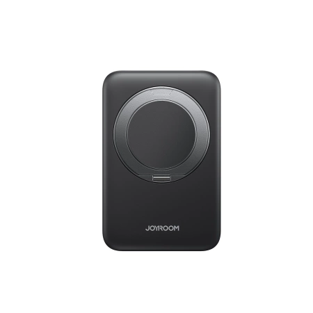 Powerbank Joyroom JR-PBM12 10000mAh 22.5W Qi2, kompatybilny z MagSafe, z podstawką w kształcie pierścienia - czarny