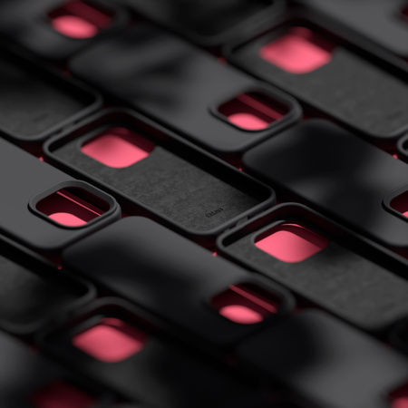 Nakładka Etteri Silicone Case do Samsung Galaxy A14 czarna