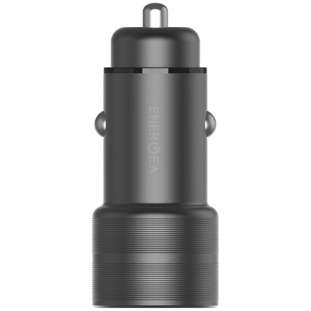 ENERGEA ład. sam. 1xUSB+1xUSB-C PD-QC3.0 38W szary/gunmetal Alu Drive PD20+