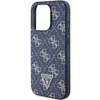 Original Case APPLE IPHONE 15 PRO Guess Hardcase 4G Triangle Metal Logo (GUHCP15LPG4GPB) blue