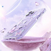 Kingxbar Butterfly Series magnetyczne etui iPhone 14 Plus MagSafe etui z motylami różowe