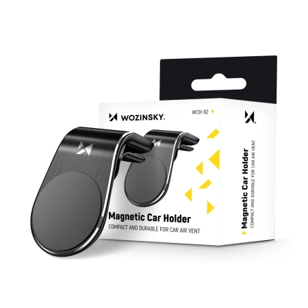 Wozinsky magnetyczny uchwyt samochodowy na kratkę wentylacyjną nawiew czarny (WCH-02)