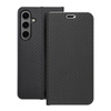 Kabura LUNA Book Carbon do SAMSUNG S24 Plus czarny