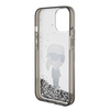 Karl Lagerfeld nakładka do iPhone 15 6,1" KLHCP15SLKKNSK transparentna hardcase Liquid Glitter Ikonik