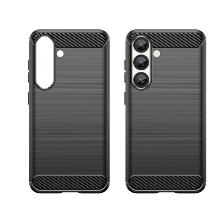 Etui silikonowe Carbon Case na iPhone 16e - czarne