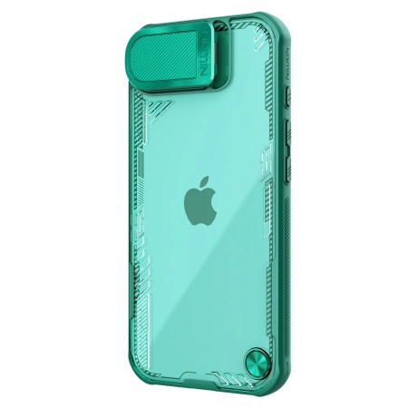 Nillkin Iceblade Prop Case mit Objektivabdeckung und Ständer für iPhone 16e - Grün