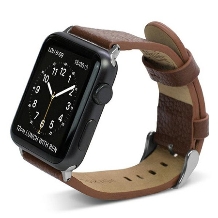 Pasek X-Doria Lux Apple Watch 38/41mmbrązowy/brown 23820