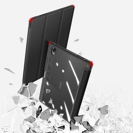Dux Ducis Toby Armored Flip Smart Case für Oppo Pad mit Stifthalter Schwarz