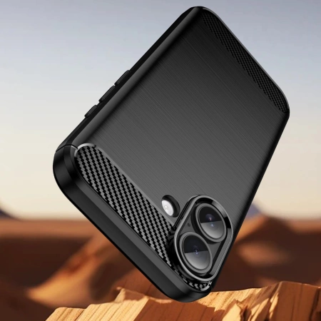 Etui Carbon Case na iPhone 17 - czarne