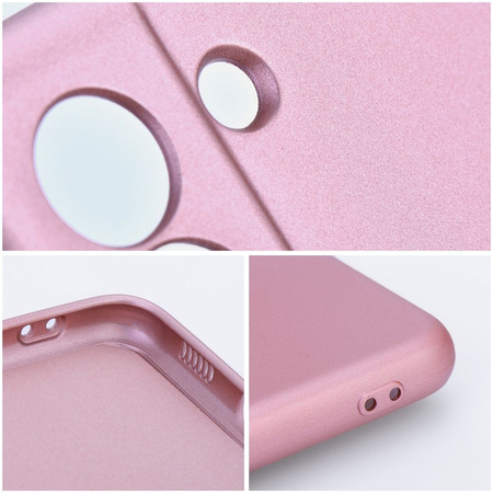 Futerał METALLIC do IPHONE 15 PRO MAX różowy