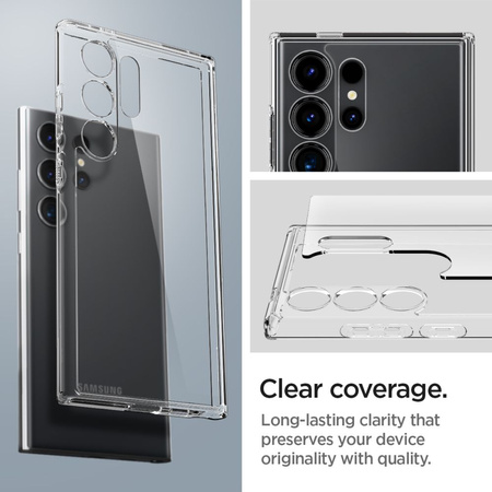 Futerał SPIGEN Ultra
Hybrid do SAMSUNG S24 ULTRA crystal clear