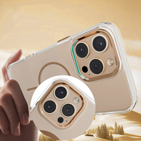 Nakładka Clear Thin Mag do iPhone 17 6,3" złota