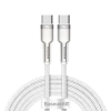 Baseus Cafule Series Metal Data Cable Type-C to Type-C 100W 1m White