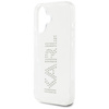 Original Handyhülle IPHONE 16 Karl Lagerfeld IML Rhinestones Logo transparent