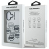 KARL LAGERFELD futerał do IPHONE 16 KLHCP16SHMCHKCT (IML Multi K&C Head Pattern)