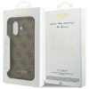 Guess 4G Classic Case for iPhone 17 - Brown
