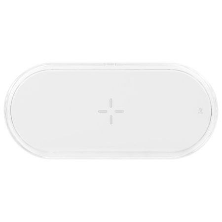 Proove Lampka nocna Glow LED RGB 1200mAh 5W z ład. indukcyjną 15W biały/white