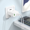 HOCO ładowarka sieciowa 2 x Typ C + USB A + kabel Typ C do Typ C QC PD 35W N33 biała