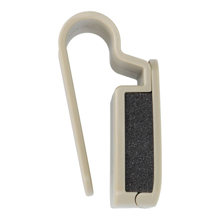 Uchwyt na okulary na daszek przeciwsłoneczny beżowy