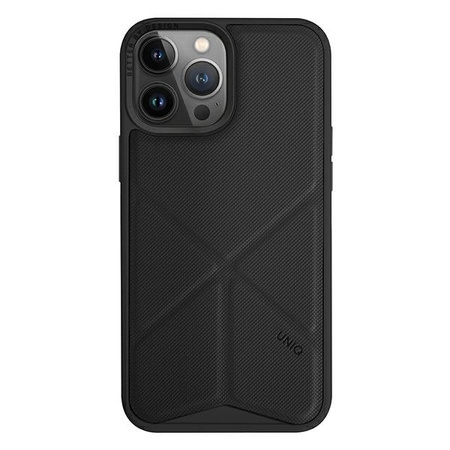 UNIQ etui Transforma iPhone 14 Pro Max6,7" Magclick Charging czarny/ebony black