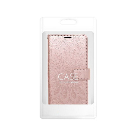 Kabura MEZZO Book do SAMSUNG A15 5G mandala złoty róż