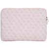 Guess 4G Zipper Pocket Triangle Logo Sleeve - Etui na notebooka 14" (różowy)