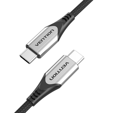 Kabel USB Vention TAAHG USB-C do USB-C 60W 1,5m  (szary)