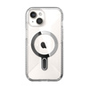 Speck Presidio Perfect-Clear Grip ClickLock & MagSafe - Etui iPhone 16e / iPhone 15 / iPhone 14 / iPhone 13 (Clear / Chrome Finish / Serene Silver)