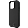 Mercedes nakładka do iPhone 16 Pro Max 6,9&quot; MEHMP16X23RBARK Hardcase Textured And Plain Leather MagSafe czarna