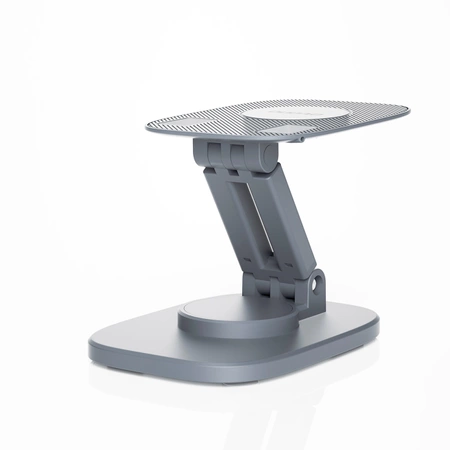 Dudao biurkowy teleskopowy stojak składana podstawka na telefon tablet szary (F5XS)